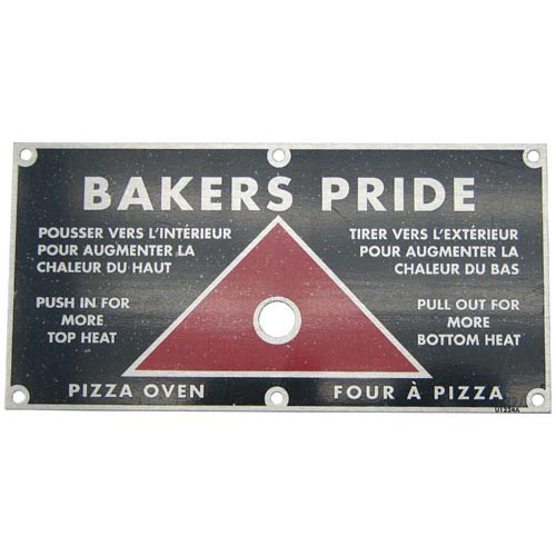 Instruction Plate